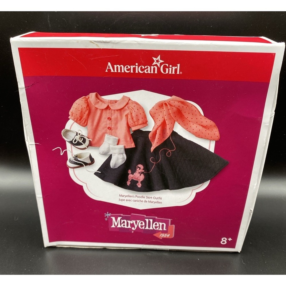 American Girl Maryellen Poodle Skirt Outfit Fits 18" Doll NEW SEALED